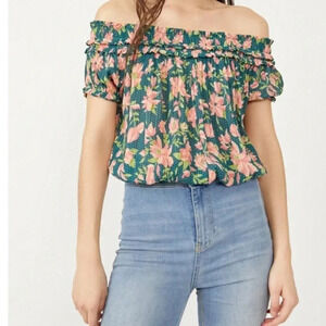 FREE PEOPLE FP ONE SUKI BLOUSE TOP